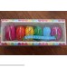 Macaron Erasers Set of 6 Macaroon Rubbers Vanilla Scented